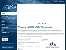 Tablet Screenshot of cmsachesapeake.org